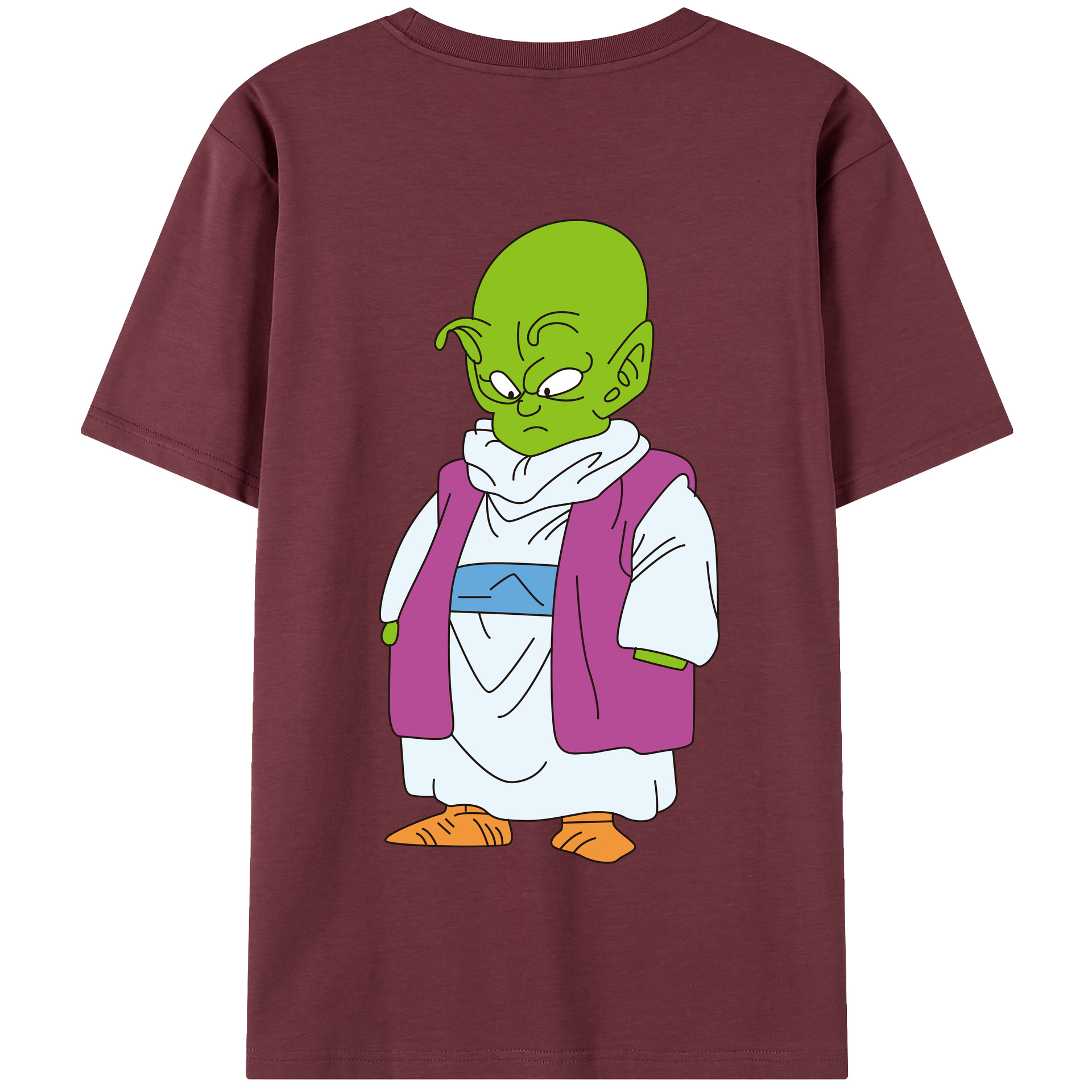 （画像用） ドラゴンボール ピッコロ DRAGON BALL Piccolo 綿100％半袖Tシャツ（背面プリント）